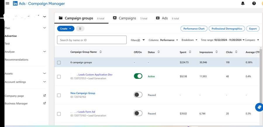 LinkedIn Ads — B2B Lead Generation & Website Conversions