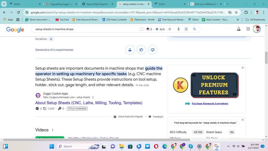 Featured Snippet Rankings